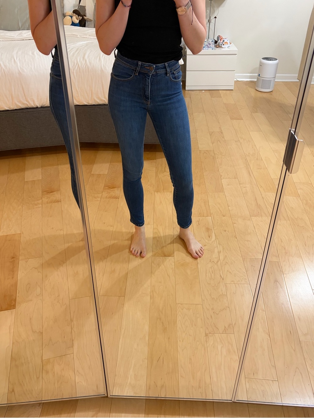Sézane High-Rise Skinny Jeans